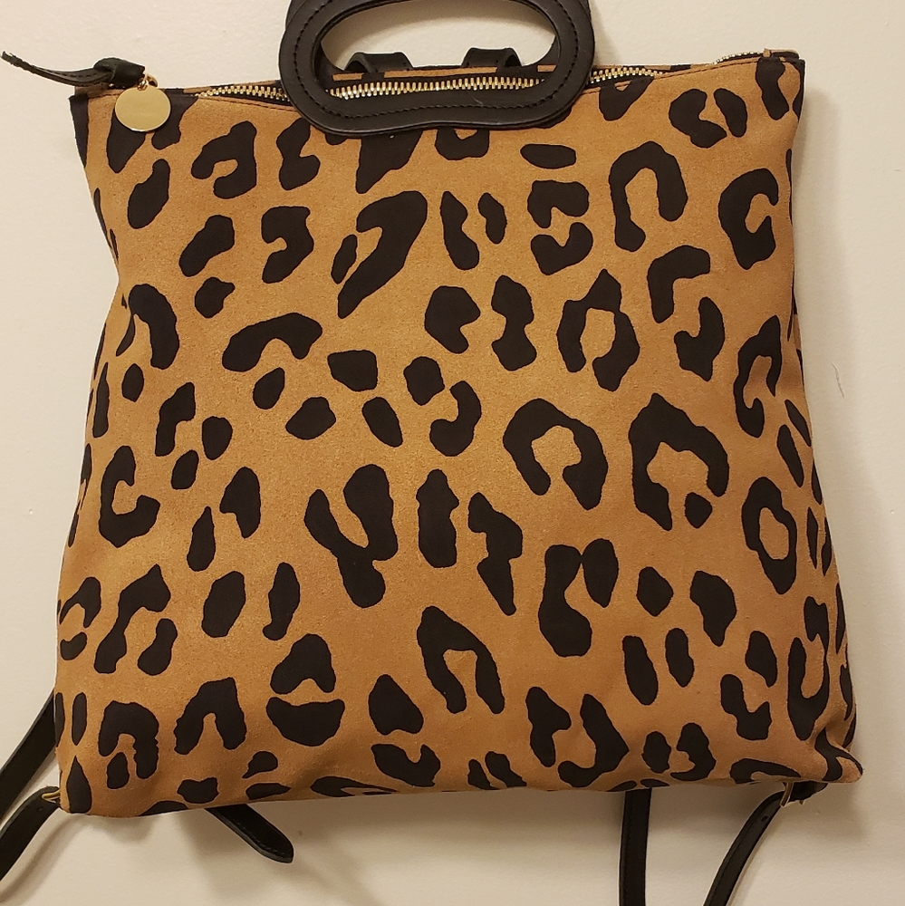NWT Clare V Marcelle bag in Pablo Cat Suede